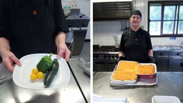 Garden to plate challenge at Avandale Lodge